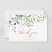 Leuk groen Vrijgezellenfeest dank u kaart (Voorkant)