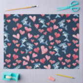 Leuk haaienliefhebbers patroon tissuepapier (Craft)