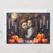 🎃 Leuk Halloween aangepaste fotokaart Kaart (Voorkant)