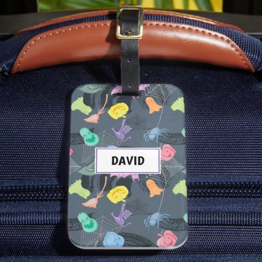 Leuk Halloween aanpasbaar Bagagelabel (Voorkant Insitu 2)