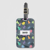 Leuk Halloween aanpasbaar Bagagelabel (Voorkant (verticaal))