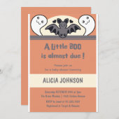 Leuk Halloween Baby shower Kaart (Voorkant / Achterkant)