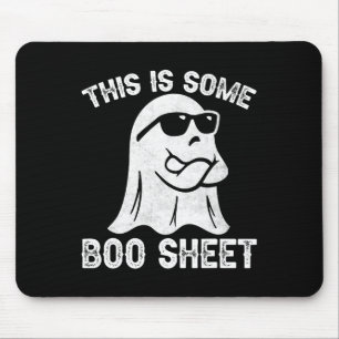 Leuk Halloween Boo Ghost Kostuum Dit is een of and Muismat