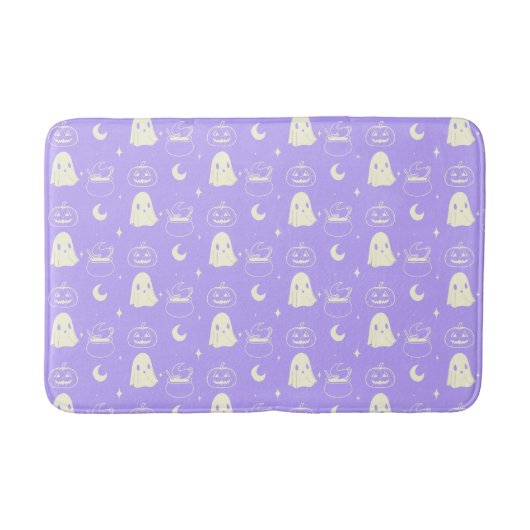 Leuk Halloween Boo Ghost Pattern Badmat (Voorkant)
