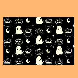 Leuk Halloween Boo Ghost Pattern Tissuepapier