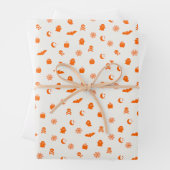 Leuk Halloween-cadeauverpakkings papier Inpakpapier Vel (In situ)