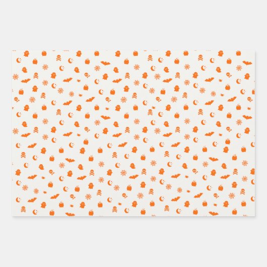 Leuk Halloween-cadeauverpakkings papier Inpakpapier Vel (Voorkant)