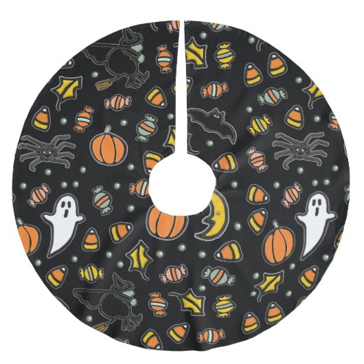 Leuk Halloween Decor Kerstboom Rok (Voorkant)