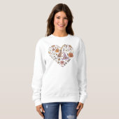 Leuk Halloween Hart Sweatshirt (Voorkant volledig)