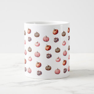Leuk Halloween/Herfst pompoen patroon Grote Koffiekop