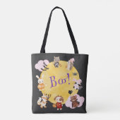 Leuk Halloween Kinder kostuum feest Tote Bag (Achterkant)