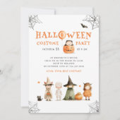 Leuk Halloween Kostuum Feest Kaart (Voorkant)
