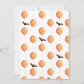 Leuk Halloween Kostuum Feest Kaart (Achterkant)