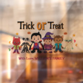 Leuk Halloween Kostuum Feest Raamsticker (Vel 2)
