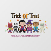 Leuk Halloween Kostuum Feest Raamsticker (Vel)