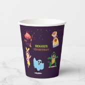 Leuk Halloween kostuum Modern Verjaardagsfeest Papieren Bekers (Voorkant)