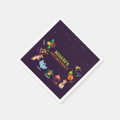 Leuk Halloween kostuum Modern Verjaardagsfeest Servet (Hoek)