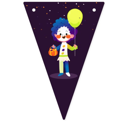 Leuk Halloween kostuum Modern Verjaardagsfeest Vlaggetjes (Eerste vlag)