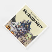 Leuk Halloween Kostuum Party en Haunted House Servet (Hoek)
