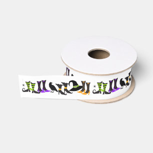 Leuk Halloween lint met Spiders Crows Witch Petten