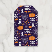 Leuk Halloween patroon Cadeaulabels (Achterkant)