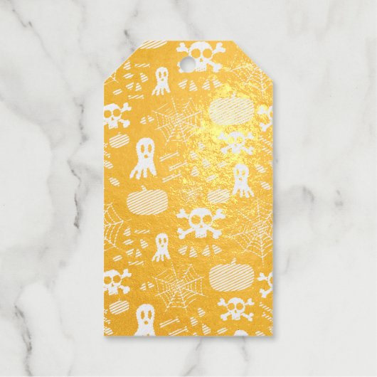Leuk Halloween patroon Cadeaulabels (Voorkant)