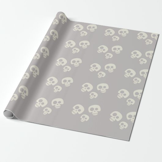 Leuk Halloween patroon Cadeaupapier (Uitgerold)