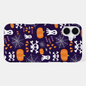Leuk Halloween patroon iPhone Hoesje (Achterkant horizontaal)