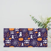 Leuk Halloween patroon Kaart (Staand voorkant)