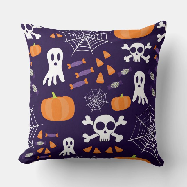 Leuk Halloween patroon Kussen (Voorkant)