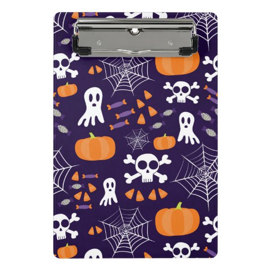 Leuk Halloween patroon Mini Klembord (Voorkant)
