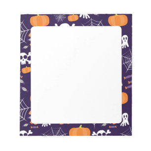 Leuk Halloween patroon Notitieblok