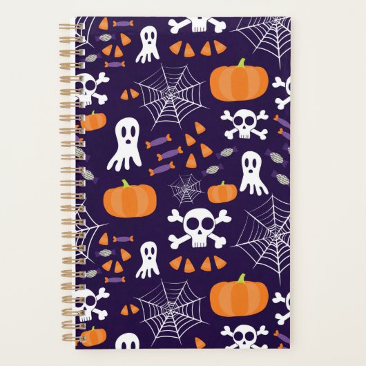 Leuk Halloween patroon Planner (Voorkant)