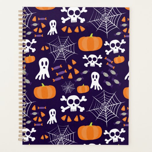 Leuk Halloween patroon Planner (Voorkant)