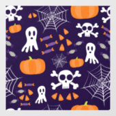 Leuk Halloween patroon Raamsticker (Vel)