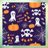 Leuk Halloween patroon Raamsticker (Vel 3)