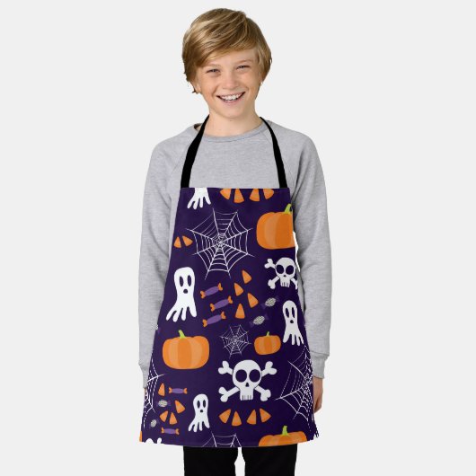 Leuk Halloween patroon Schort (Gedragen)