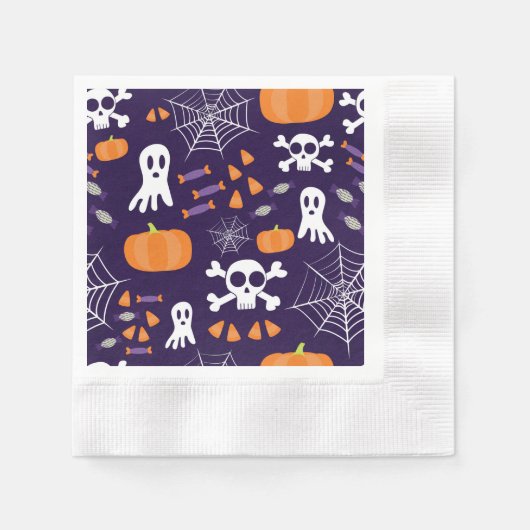 Leuk Halloween patroon Servet (Voorkant)