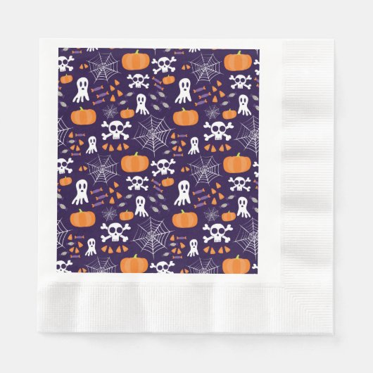 Leuk Halloween patroon Servet (Voorkant)