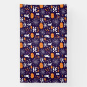 Leuk Halloween patroon Spandoek (Verticaal)