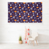 Leuk Halloween patroon Spandoek (Insitu)