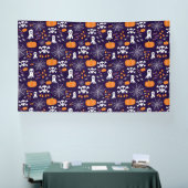 Leuk Halloween patroon Spandoek (Beurs)