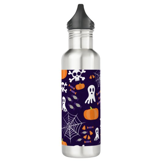 Leuk Halloween patroon Waterfles (Links)