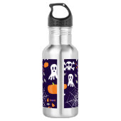 Leuk Halloween patroon Waterfles (Achterkant)
