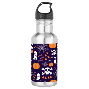 Leuk Halloween patroon Waterfles