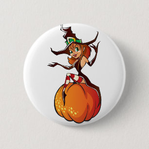 Leuk Halloween Ronde Button 5,7 Cm