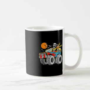 Leuk Halloween Skelet Monster-Truck Kinder Jongens Koffiemok
