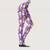 Leuk Halloween Snoep en spookpatroon Leggings (Rechts)