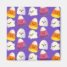 Leuk Halloween Snoep en spookpatroon Magneet