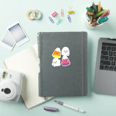 Leuk Halloween Snoep en spookpatroon Sticker (iPad Cover)